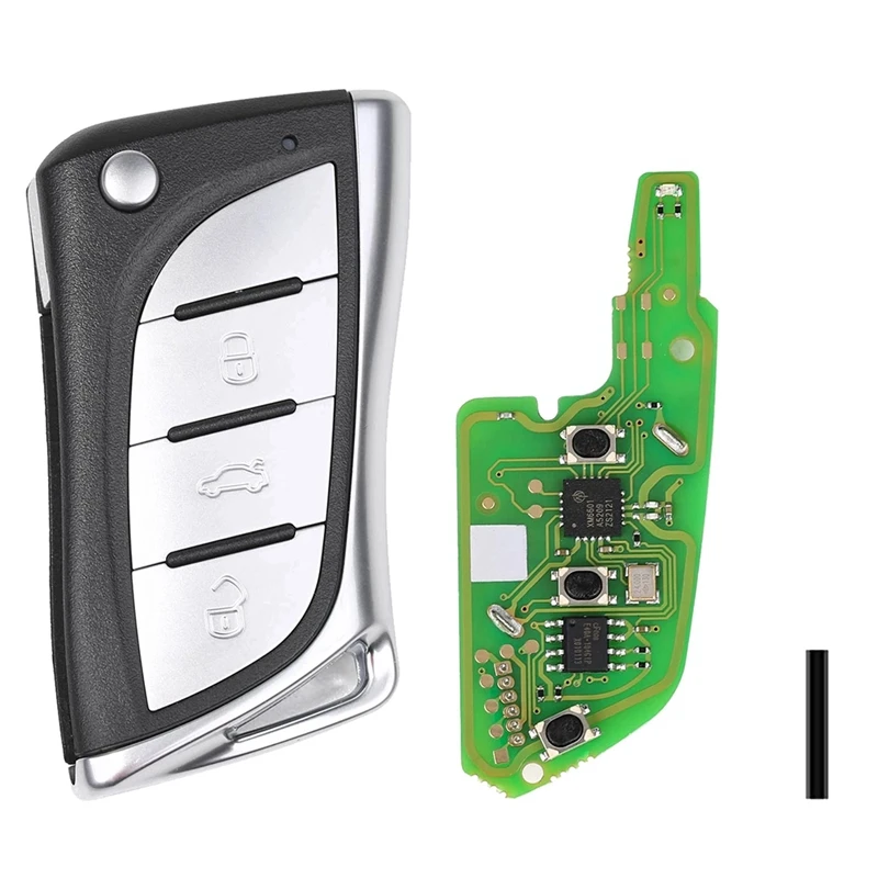 

For Xhorse XKLEX0EN Wire Remote Key Fob Car Remote Key 3 Buttons For Lexus Type For VVDI Key Tool
