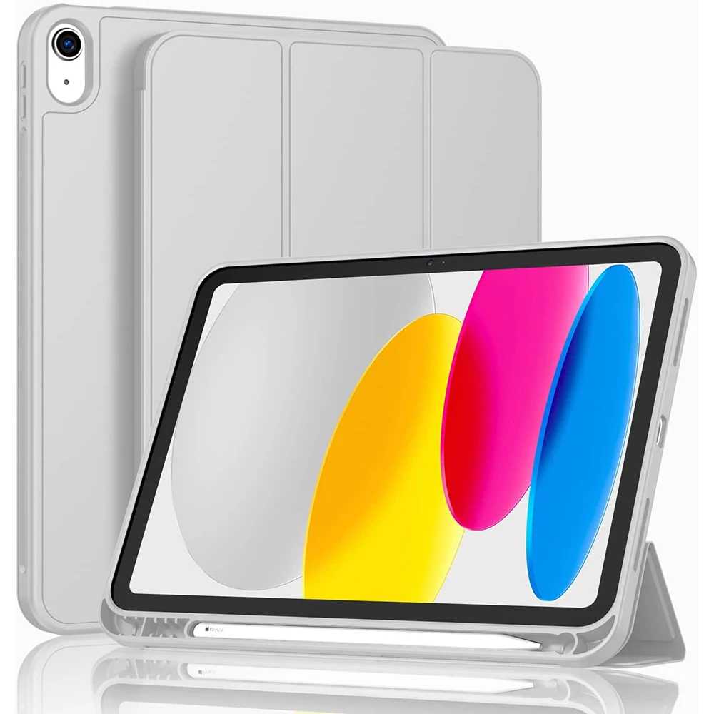 thumbnail image 1 of Con portalápices Funda para iPad 7.ª, 8.ª y 9.ª generación 10,2 iPad Air 5.ª, 4.ª y 10.ª generación 10,9 iPad Air1 2 5.ª y 6.ª 9,7 Funda magnética para tableta, 1 of 5