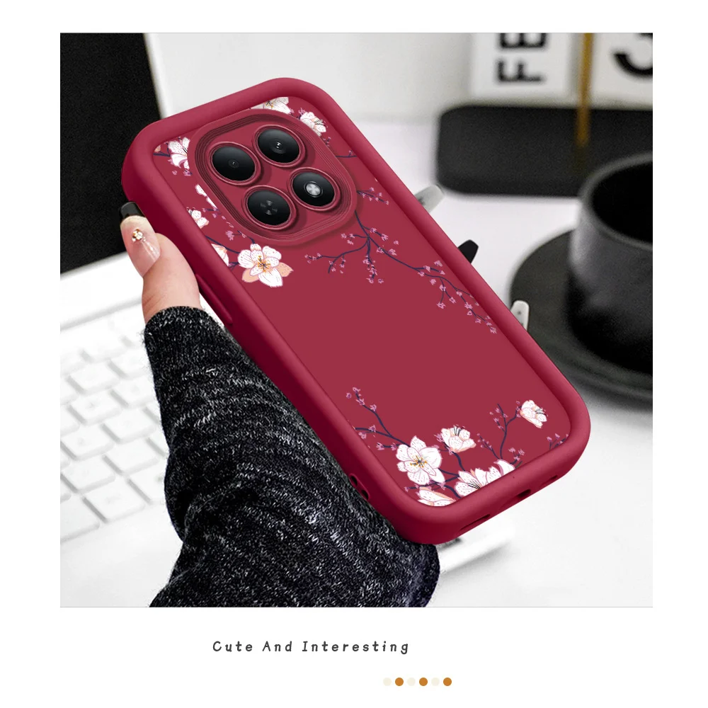 Frühlingsblumen Handyhülle für Xiaomi Redmi Note 15 14 13 12 12S 11 11S 10 Pro Plus 4G 5G Staircase Soft Cover – Detail 4