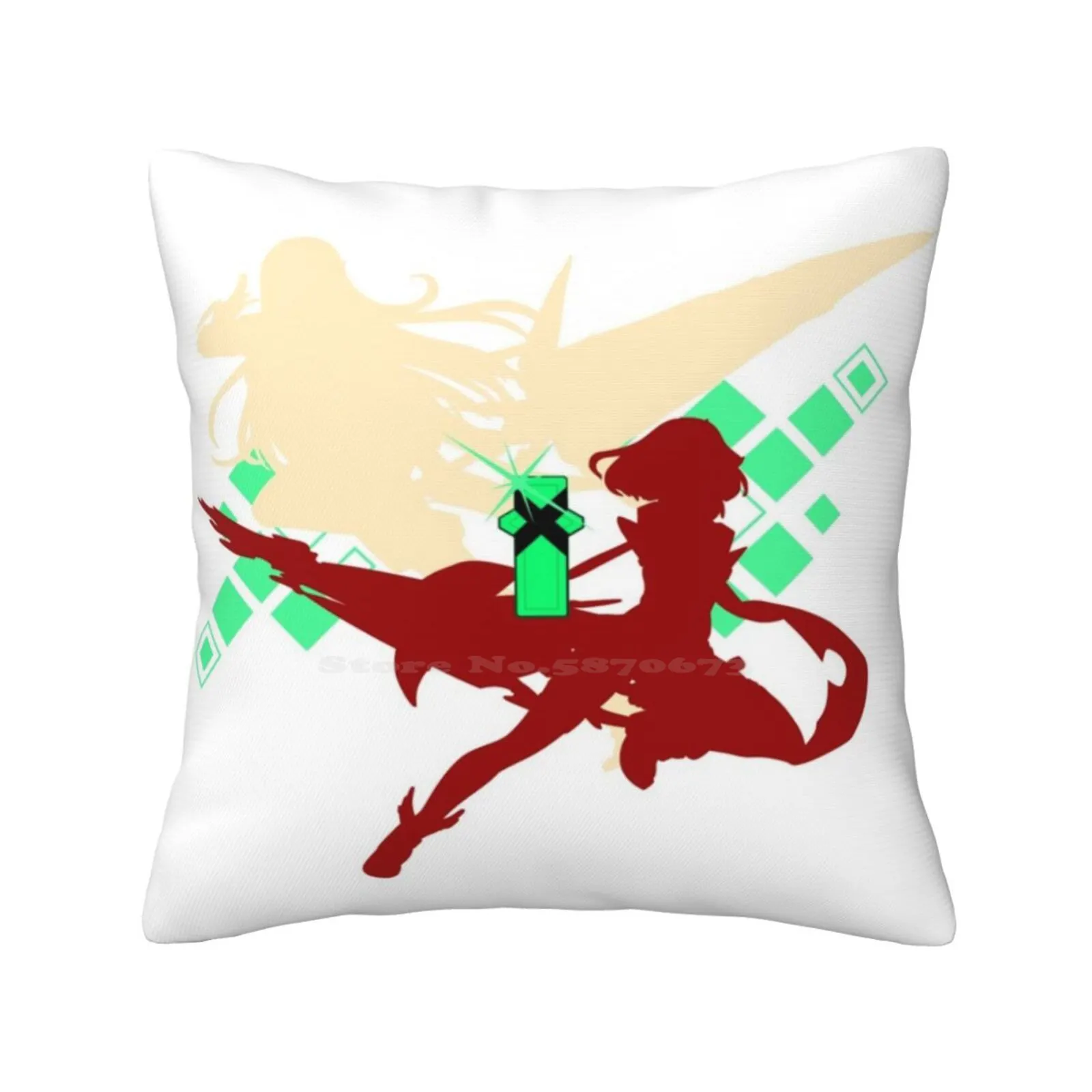 Xenoblade Chairs 2-Pyra & Mythra Home Sofa Car Pillow Cover Federa