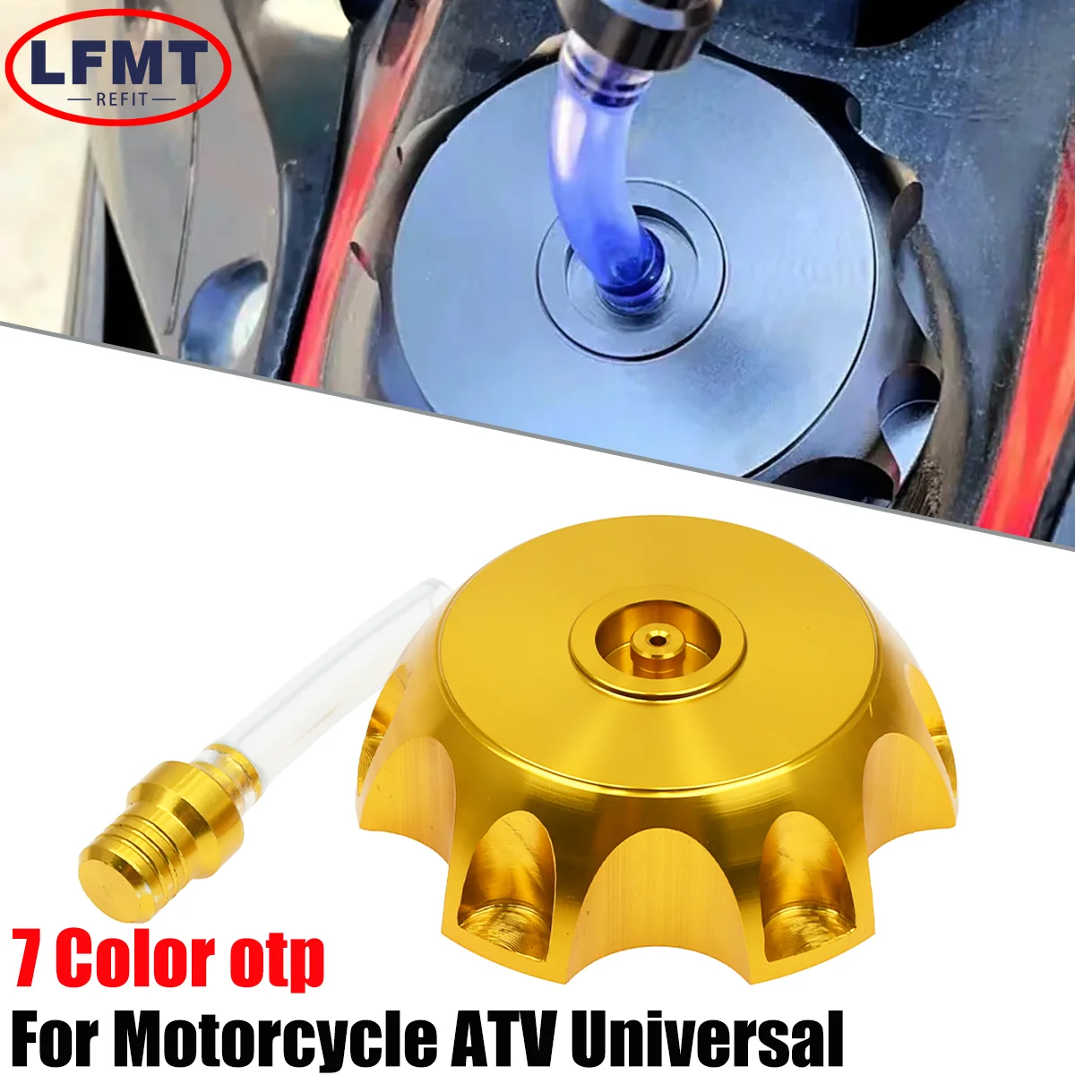 Aluminum Air Tank CNC Aluminum Gas Fuel Tank Cap Cover & Breather