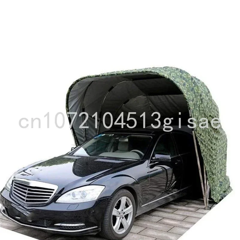 

Tent Portable Manual Waterproof Car House Shed Foldable Shelter Carport Parking Canopy Galvanized Steel Retractable Garage