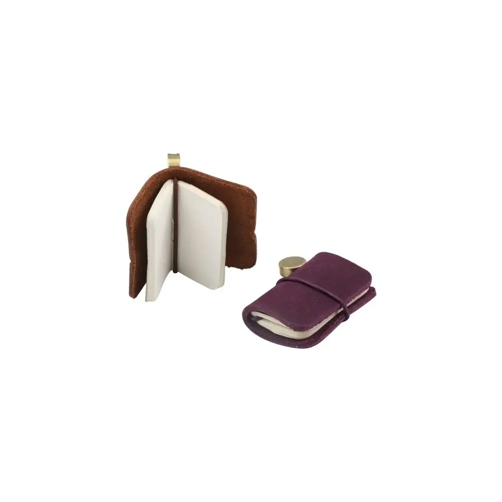 Handcrafted Leather Travel Journal with Insert Pocket – Mini Notebook and Diary