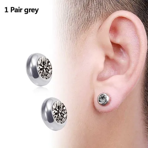 Pair Magnetic Slimming Earrings Weight Loss Body Relaxation Massage Slim Ear Studs Patch Health Jewelry Girls Women Best Gift
