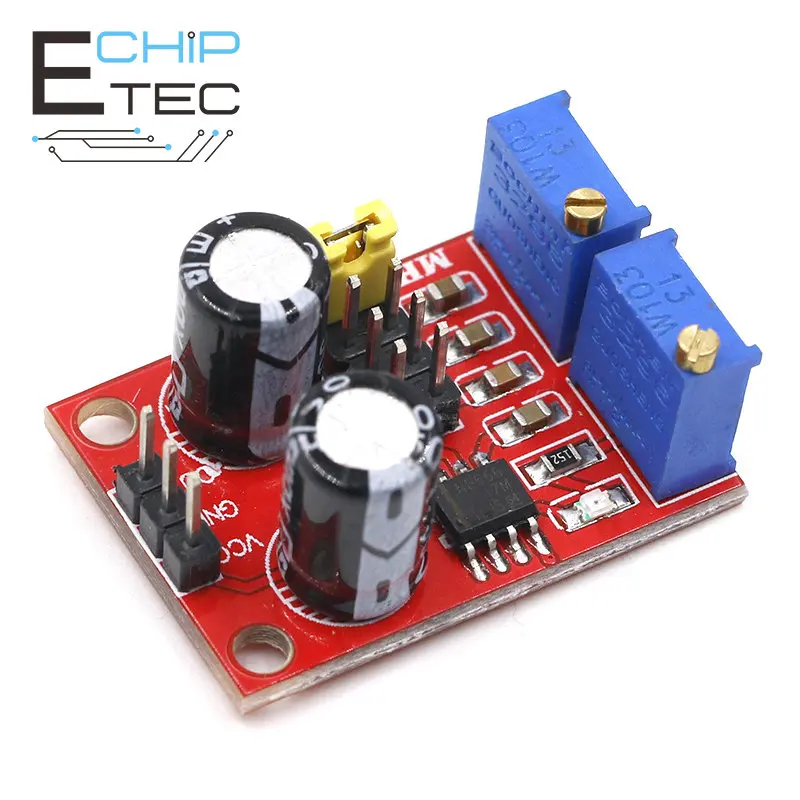 FS NE555 Adjustable Frequency Pulse Generator Module Stepper Motor Drive Board for Arduino Smart Car Square Wave Signal Control