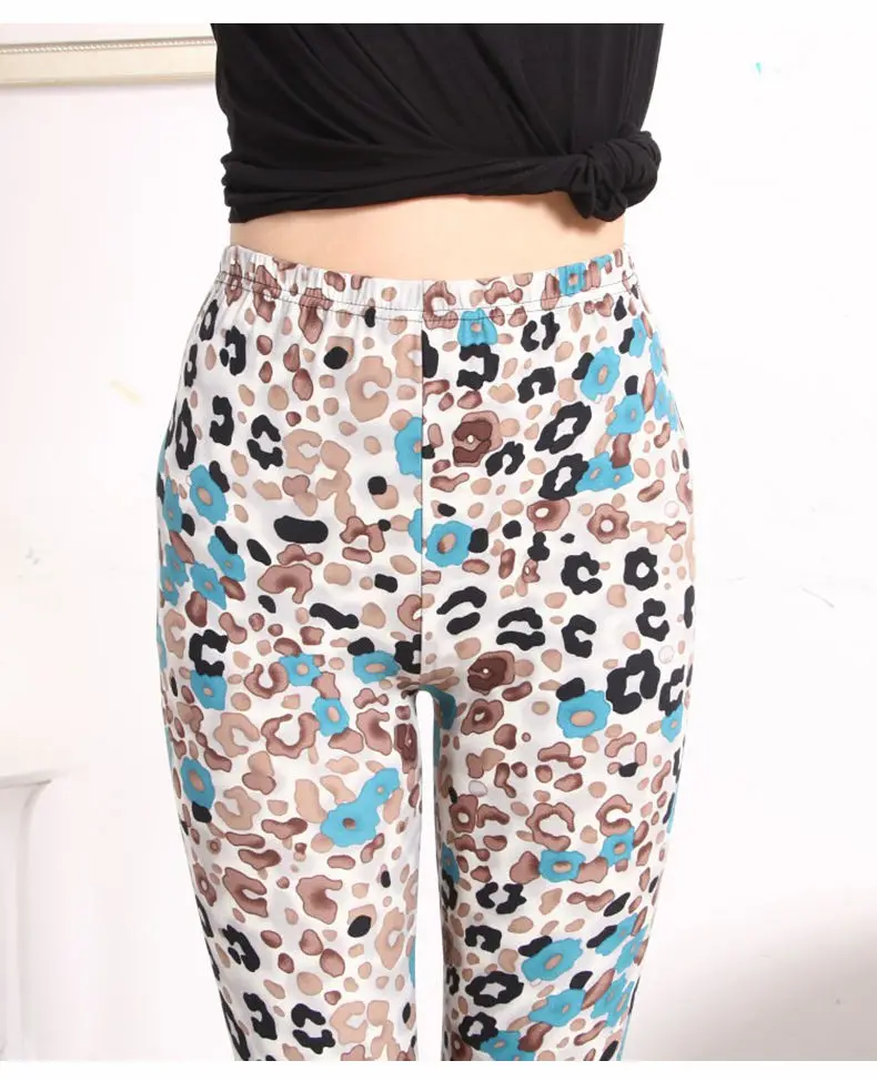 High Waist Animal Printed Leggings Soft Stretchy Women Sexy Leopard Print Pencil Pants Sport Fitness Yoga Fitness Gym Leggings