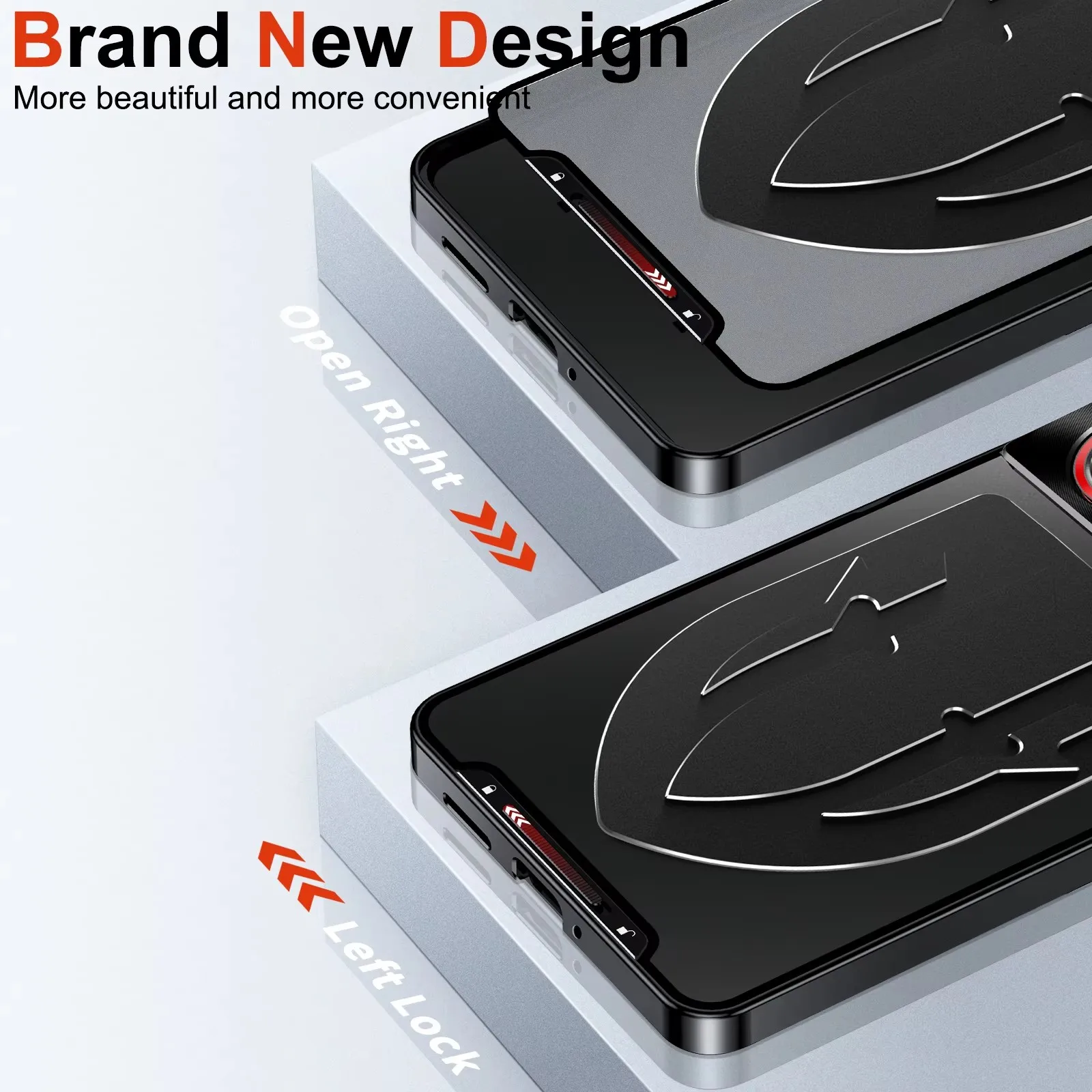 Shockproof Metal Bumper Frame Case with Premium Graphene Heat Dissipation and Aluminum Lens Protection