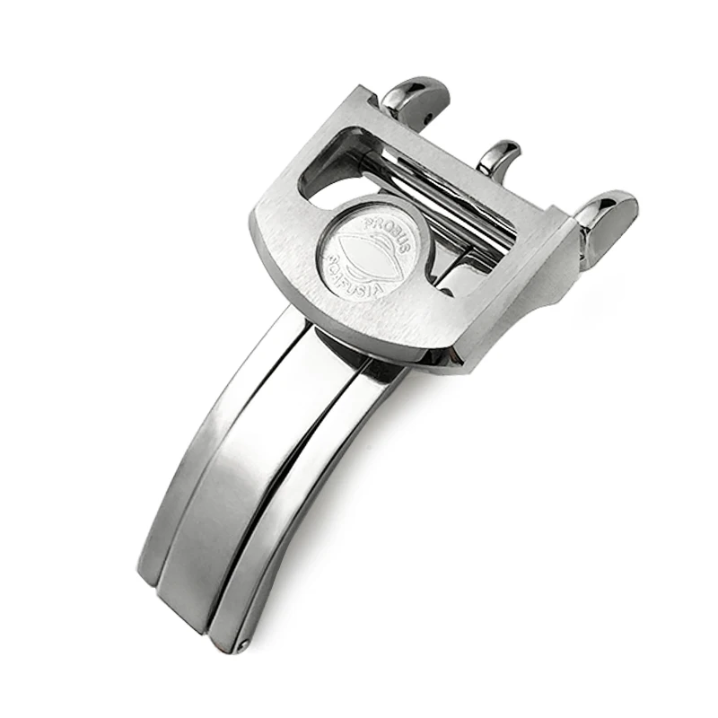 18 ミリメートル 316L ステンレス鋼展開バックル IWC パイロットマーク
