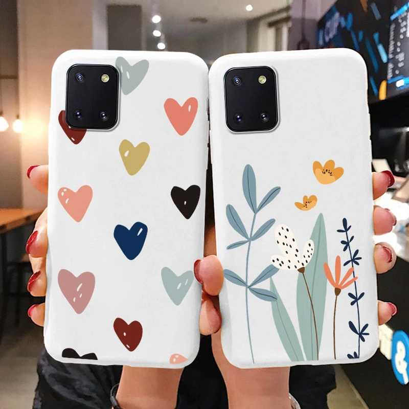 Floral Butterfly Soft TPU Phone Cover - Stylish Protective Case for Samsung Galaxy Note 10 Lite