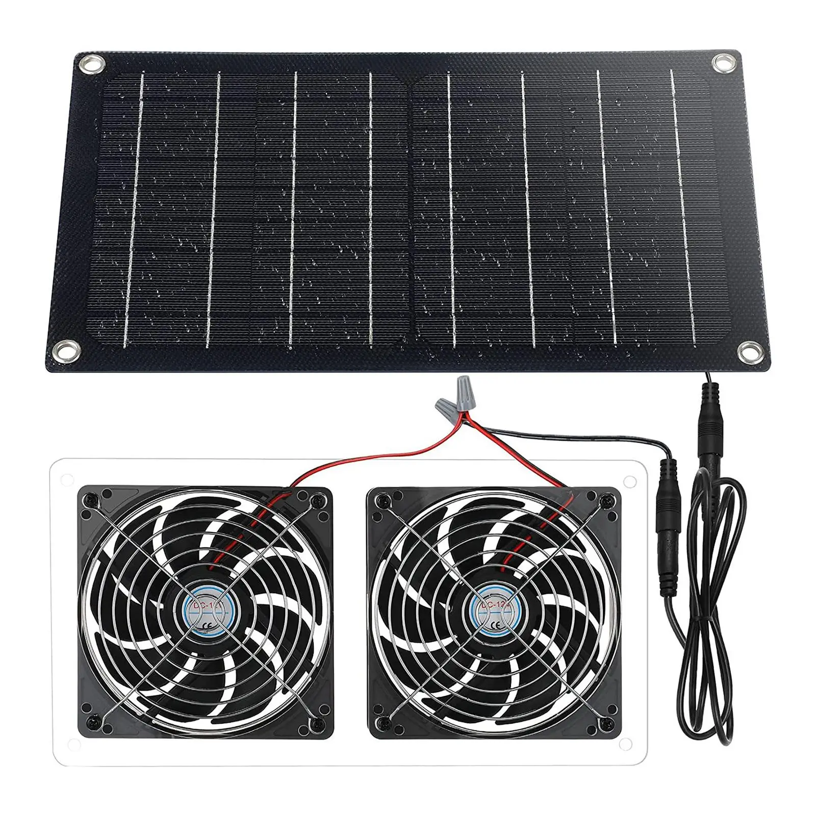 10w Wasserdichte Solar Ventilator Air Extractor mit Solar Lade Panel Set  Outdoor Tragbare Solar Power Ventilator Fans - AliExpress