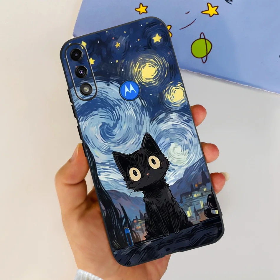 Cute Panda Cartoon Soft TPU Black Silicone Phone Case