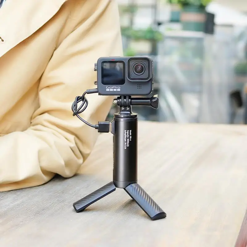 UlanziBG-4 large capacity power bank for gopro11/action4 sports camera charging handle