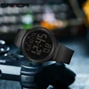 SANDA 2151 Ultra-thin Sports Watch for Men Fashion Countdown Waterproof LED Digital Military Wristwatches Mens Reloj Hombre 3