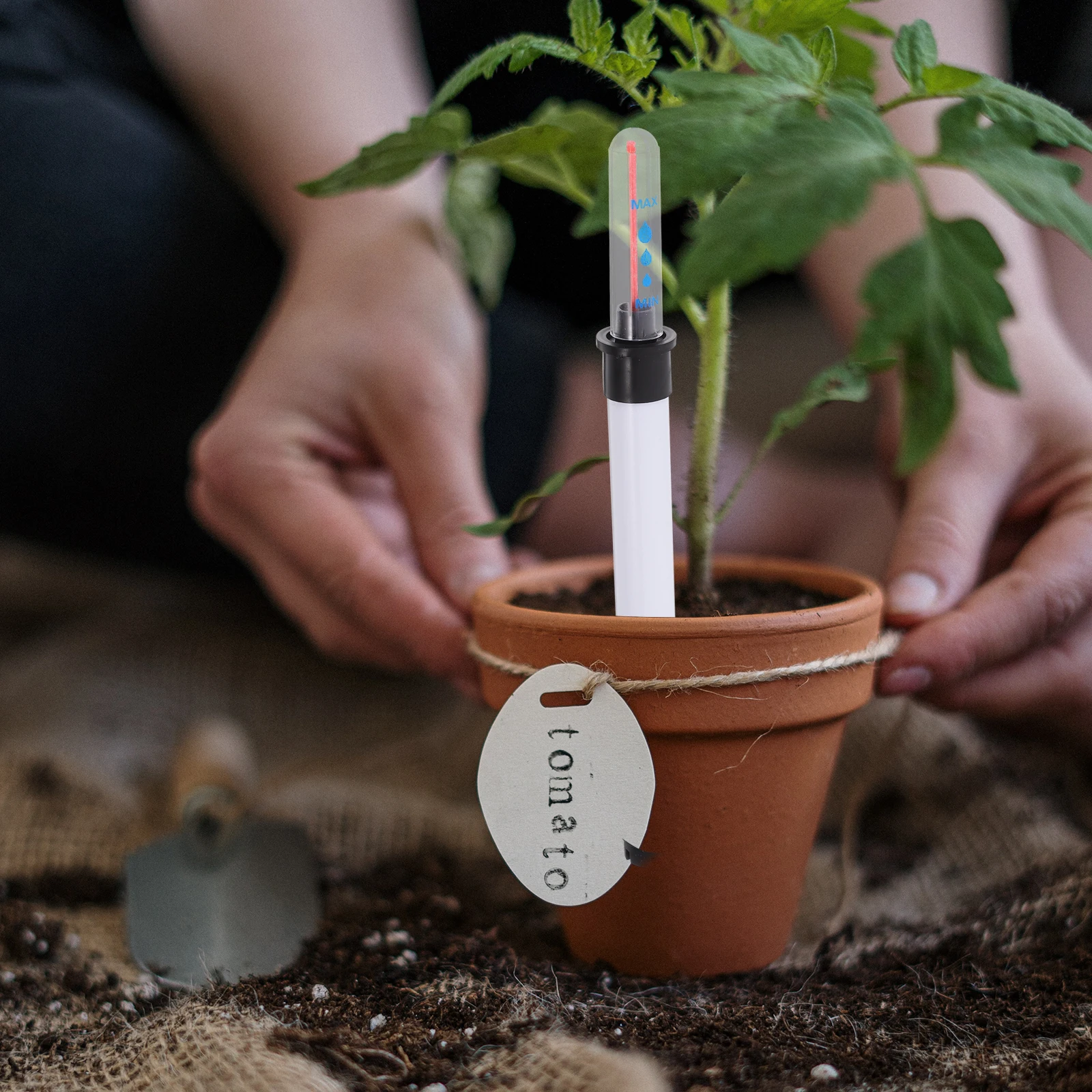 Water Level Indicator Gauge With Clear Scale 4 Pcs For Plants Flowerpot Moisture Meter Plant Meter Moisture House Plants Water soil moisture sensor soil moisture meter