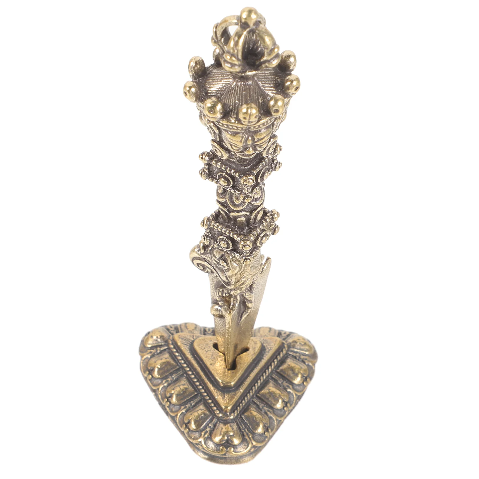 

Vajra Pestle Statue Decor Desktop Ornament Figurine Vajra Pestle Dharma Decoration