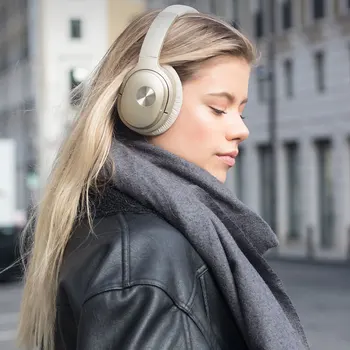 Alternative view of COWIN SE7 Hybrid Active Noise Cancelling Wireless Bluetooth Headphones aptX Stereo Sound Over Ear Headset with ANC 30-hour