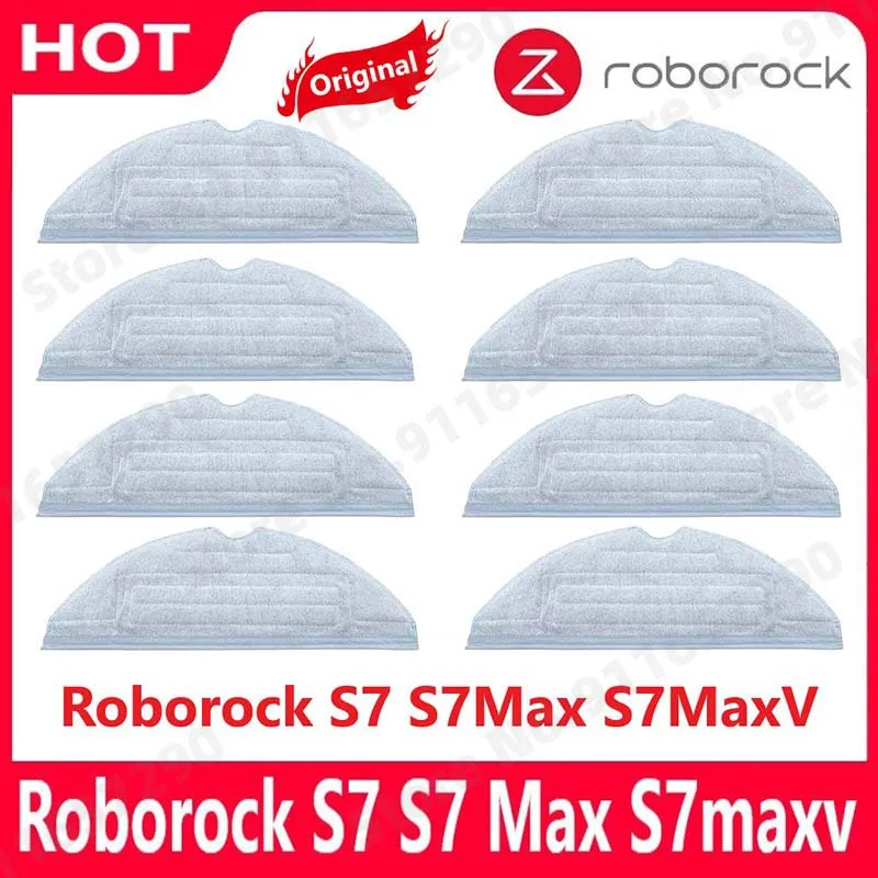 Original High Quality Roborock T7S T7plus T7Splus S7 Mop Cloth Spare Parts Mopping Cloth Accessories washable hepa filter replacement for xiaomi dreame bot w10 self cleaning robot vacuum dreame bot w10 mop spare parts accessories