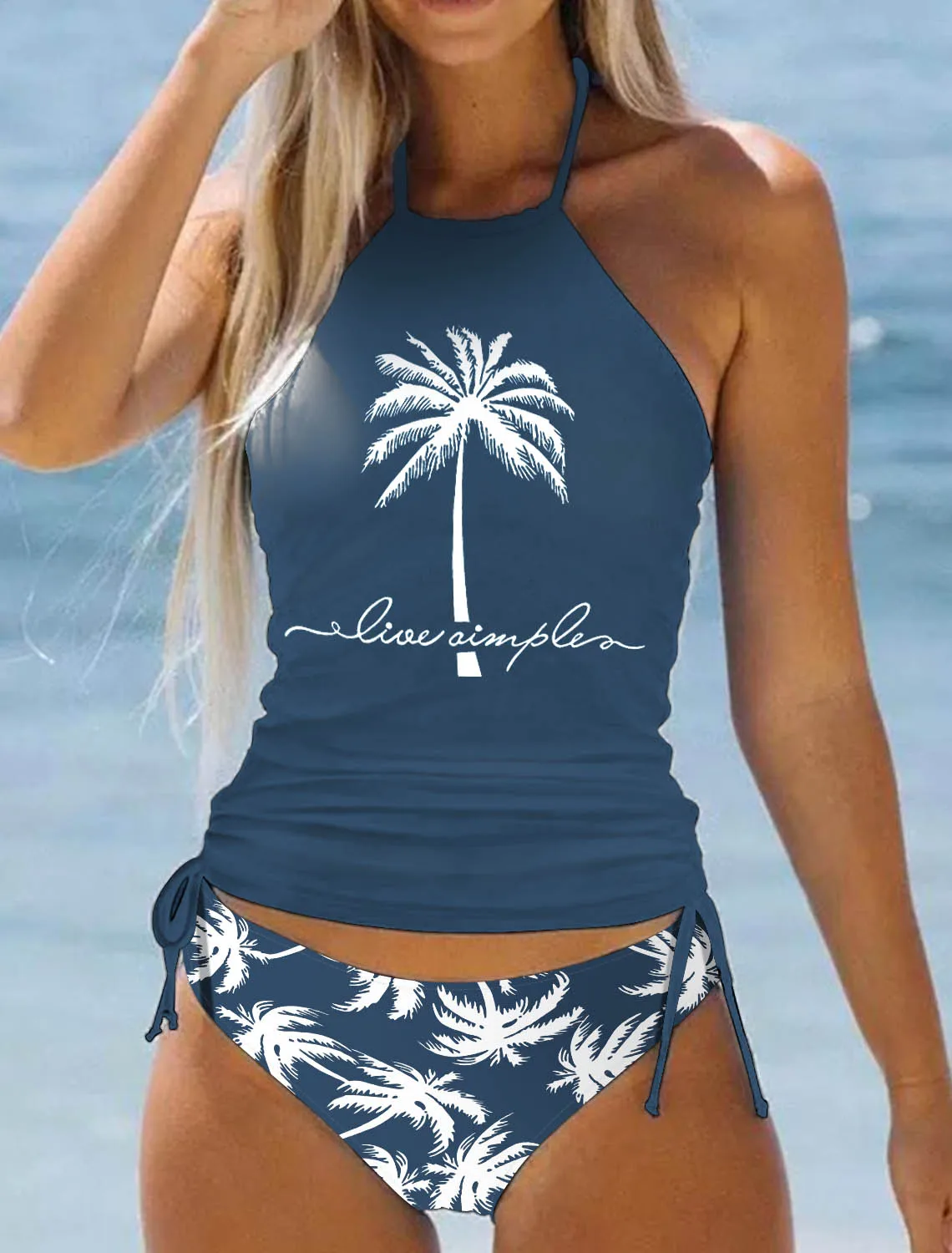 New Ladies Summer Bikini Set Holiday Style Two Piece Swimwear Ladies Sexy Swimwear Two Piece Set S-6XL bikini set bikini swimsuit women swimwear