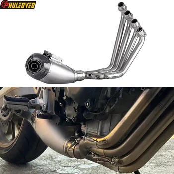 For Honda CB650F CBR650F 2014-2018 CB650R CBR650R 2019-2023 Motorcycle Exhaust Full System Manifold Header Collector Muffler
