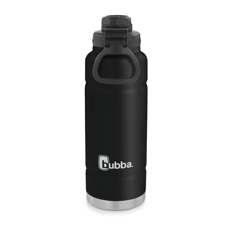 

bubba Trailblazer Stainless Steel Water Bottle with Wide Mouth Lid Licorice, 40 fl oz.