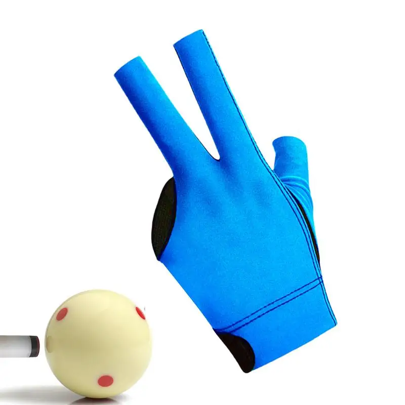 

Дышащие спортивные перчатки для бильярда перчатки для игры в пул с тремя пальцами, тонкие и нескользящие спортивные перчатки, высокоэластичные и дышащие спортивные перчатки для бильярда