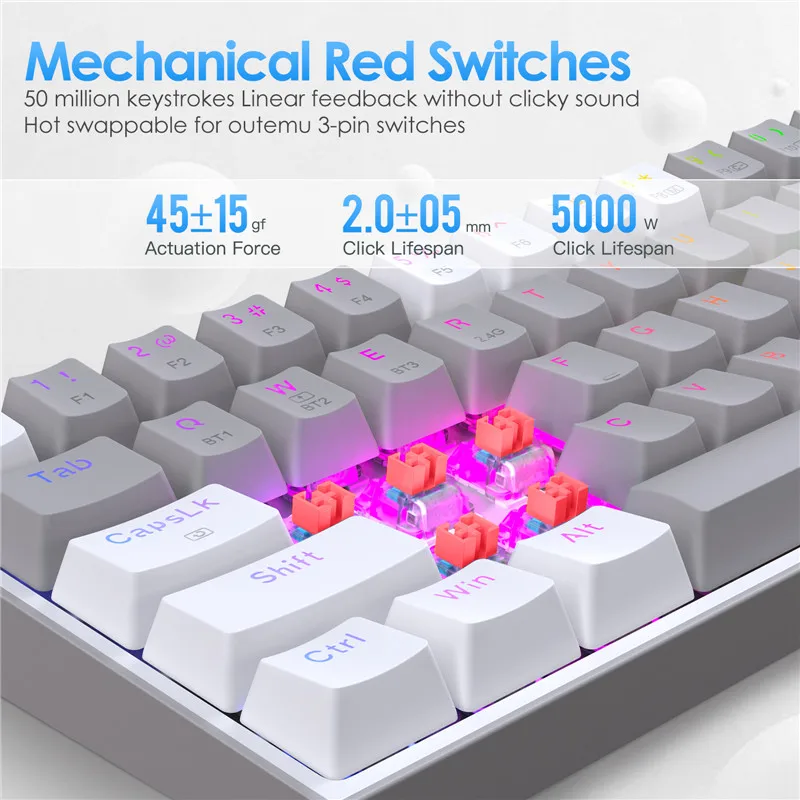 Redragon Mechanical Gaming Keyboard  Red Dragon Mechanical Keyboard -  K621-rgb 5.0 - Aliexpress