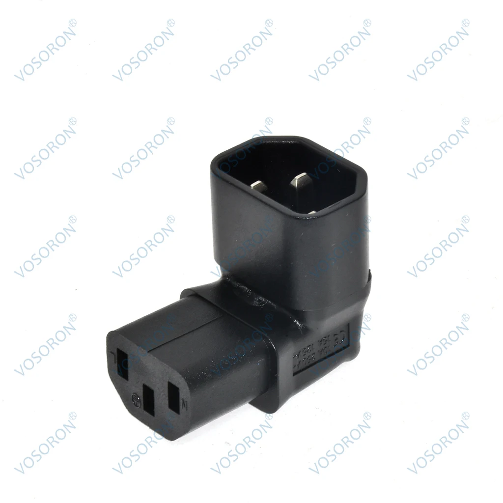 Фото Понижающий угол IEC 320 C14, 3-контактный штекер на гнездо C13, PDU, PSU, быстрое расширение, адаптер питания, розетка для ЖК-телевизора, настенное крепление №3