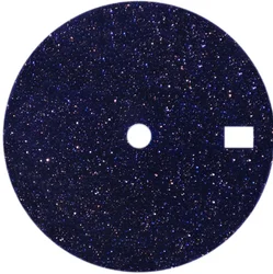Starry Sky Black Blue 28.5mm Watch Dial (Blue 2)