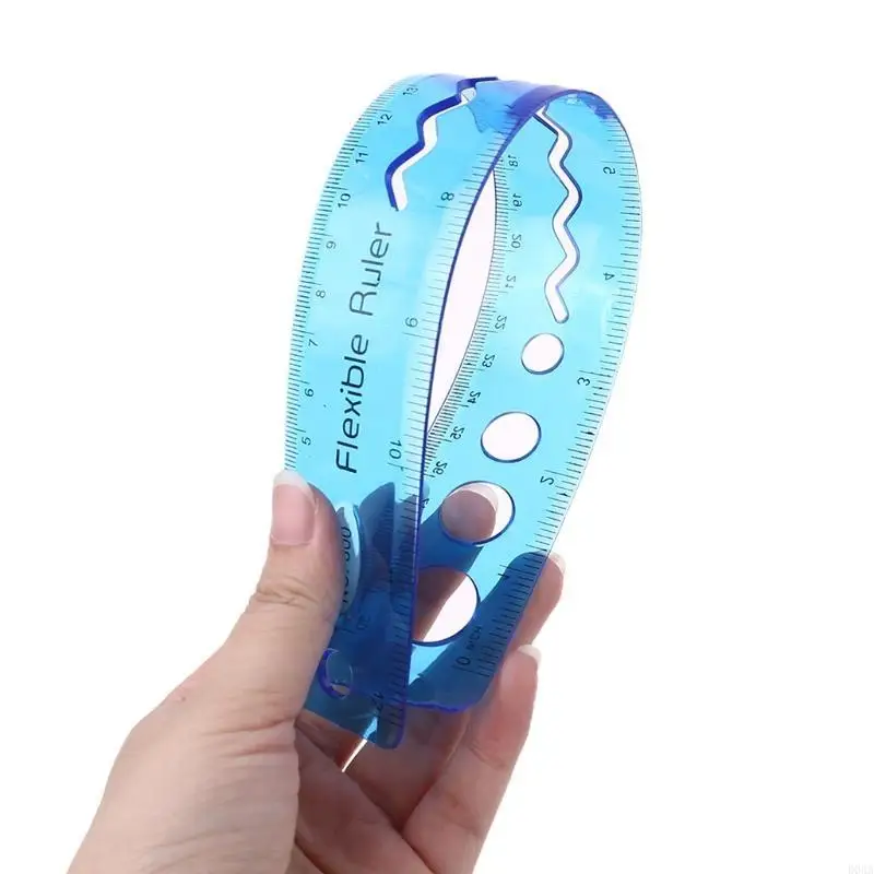 30cm 연약한 가동 가능한 통치자 다색 측정 똑바른 통치자 사무실 학교 Supli