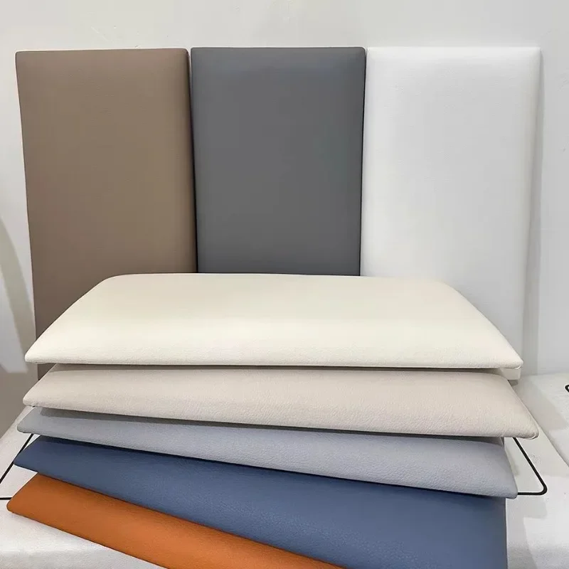 Cat Scratching Leather Tatami Soft Bag Wall Surrounding Children Anti-collision Background Backrest Headboard Self-adhesive