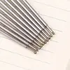 10pcs/lot 11.6cm Special Metal Pen Refills for Ballpoint Pen 1.0mm Ball Pen Refill Blue Black Ink Office Writing Stationery 4