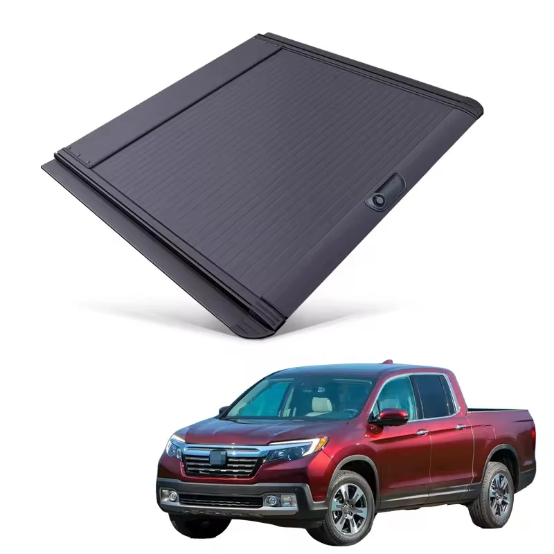Hot Sale Roller Lid Up Pick Up Truck Aluminium Alloy Tonneau Fits For Honda Ridgeline 2019+