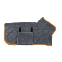 Premium Absorbent Quick-Drying Pet Bathrobe - XS（old） (Gray)