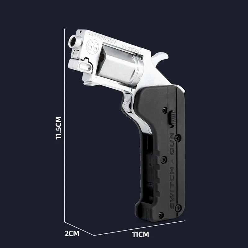 1 Peça Pistola De Brinquedo Para Tiro Com Ejeção De Cartuchos E Balas  Macias Realista De Cor Aleatória Para Treinamento Ao Ar Livre