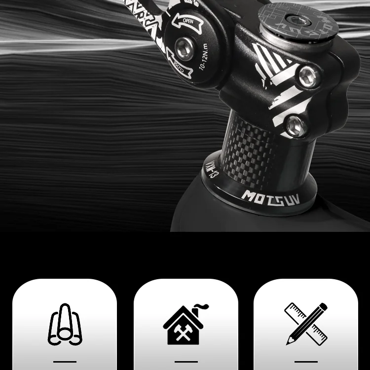 Description Picture 3 of itemVXM Adjustable Bicycle Handlebar Stem Variable 85 Degree Angle MTB Bike Riser Ultralight Aluminum Alloy Front Fork Stem Adapter