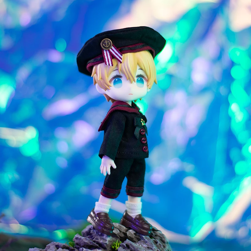 Ob11 Doll Clothes Navy Suit School Uniform Doll Sailor Suit Clothes Top Shorts Hat For Molly Gsc Doll p9 1 / 12bjd Doll 3