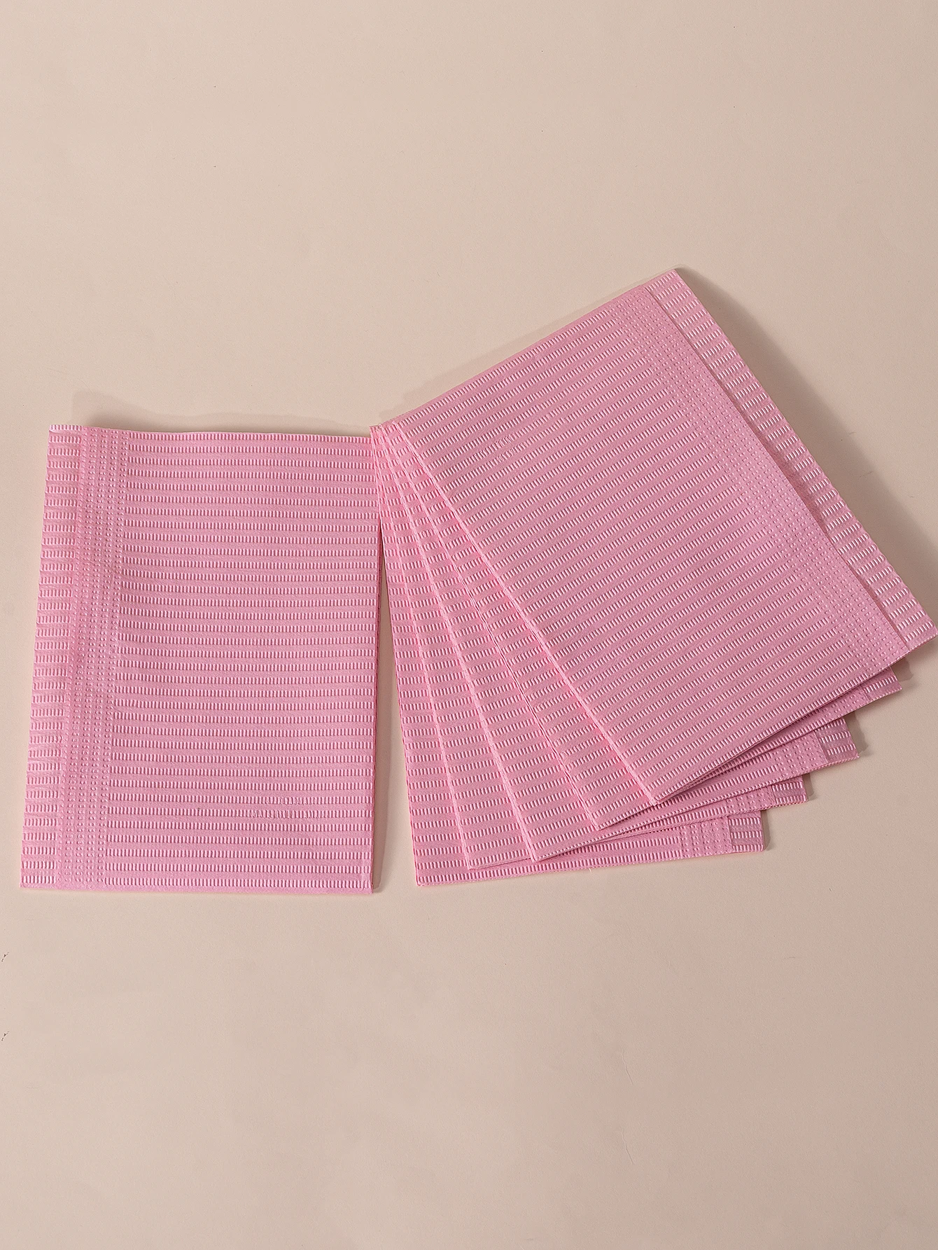Description Picture 6 of itemDisposable Towels Nail Table Mats 20PCS Pink Waterproof 3 Ply Nail Art Paper Sheets 13" X 17" Pads for Nail Table Decoration Kit