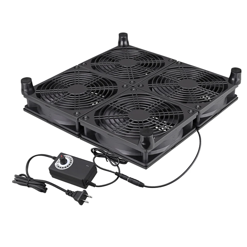 Ventilador do Refrigerador da Caixa da Tevê do fã 120 mm 240 mm 360 mm Faça Você Mesmo da Tevê com Controlador de Velocidade 80v240v & Ventilador de Refrigeração Líquido Protetor do Desktop - Imagem 6