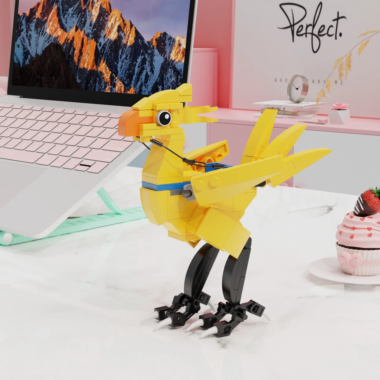 

Новая модель Chocoboed кирпичей, персонализированная Фантастическая игра, фигурка, идея для сборки, игрушки для детей