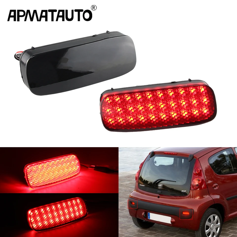 1606372780 Peugeot 107 Derde Remlicht  Met Sproeier Origineel 1606372780