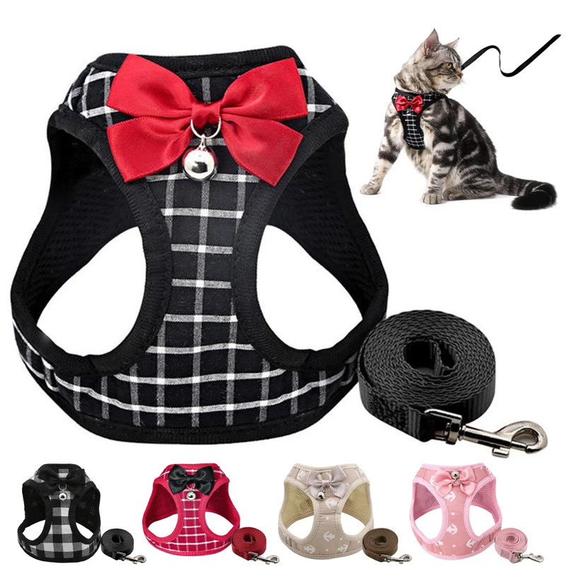 Harness Cat Free Shipping Cat Harness Leash Fashion Cat Comfort