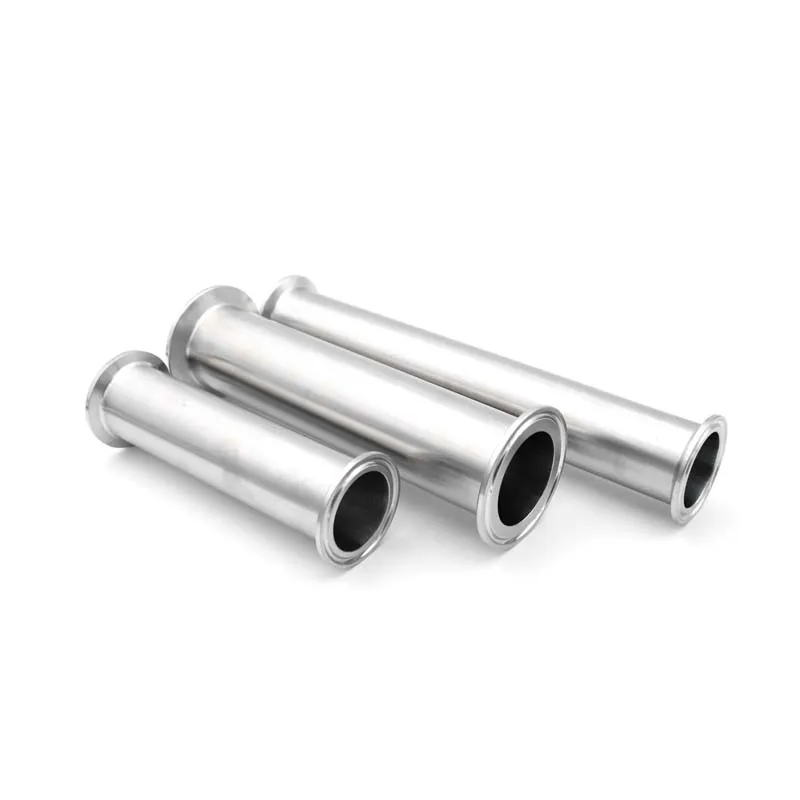 Stainless Steel Pipe Fitting 304 Sanitary Pipe Outer Diameter 19-51mm Homemade Ring Three Clip 50.5-64mm Length 100-300mm