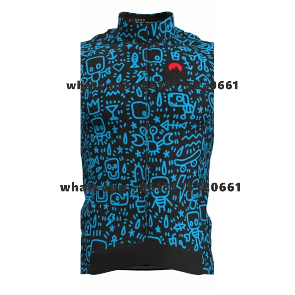 Slopline 남녀공용 사이클링 저지, 커플 방풍 조끼, 민소매 질렛, MTB 자전거 의류, 윈드 재킷, Maillot Ciclismo