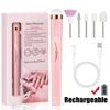5 in 1 Electric Nail Polish Drill Machine With Light Portable Mini Electric Manicure Art Pen Tools For Gel Remover 6