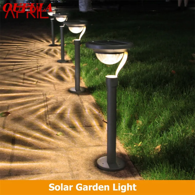 APRIL New Product Solar Lawn Light Outdoor Waterproof Home Garden Villa Garden LED Landscape Light