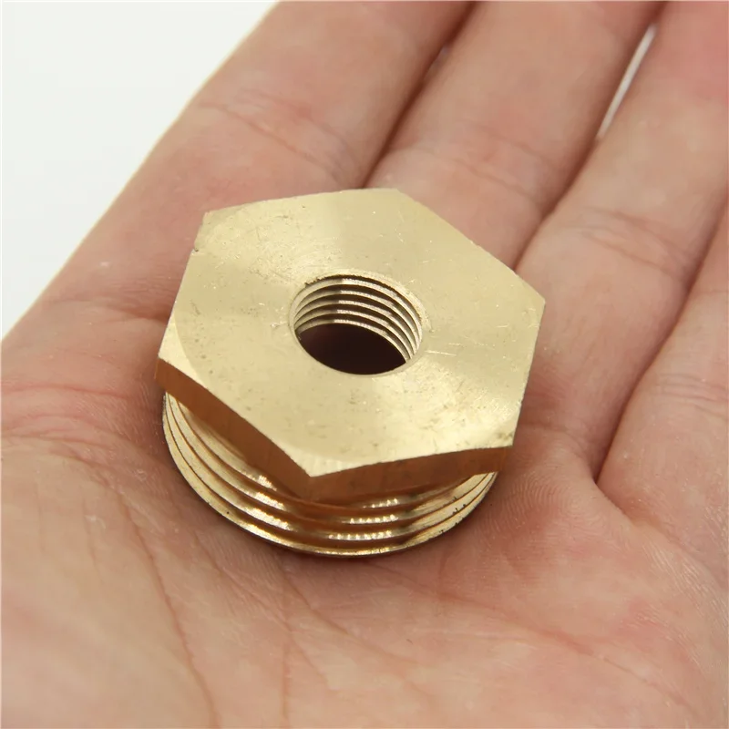 Hose Pipe Fitting Pipe Fitting Water Pipe Fitting Brass Hex Bushing Reducer 1/8 1/4 3/8 1/2 3/4 Threaded