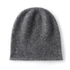 2025 Winter Unisex 100 Cashmere Hats Outdoor Casual Keep Warm Solid Color Cashmere Knitted Beanie Hat Women /Men Hedging Caps