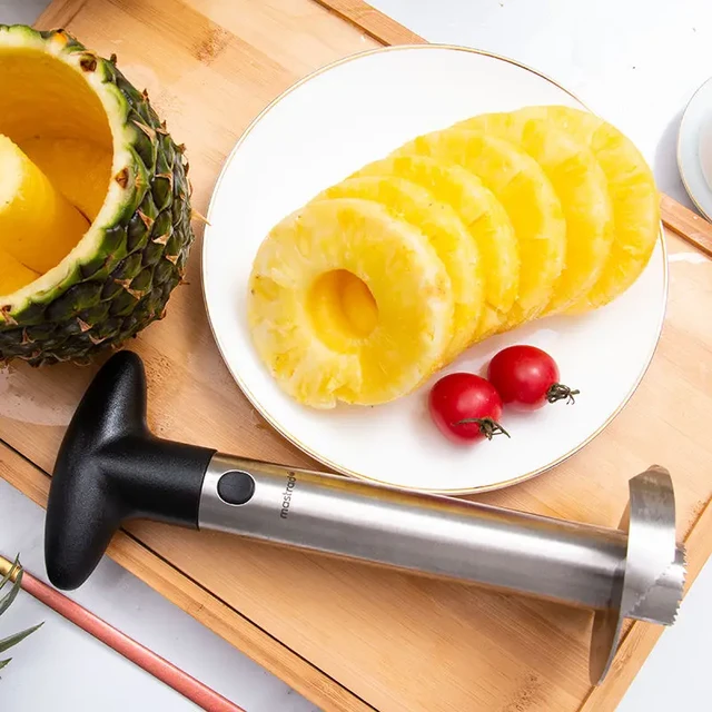 Taglierina per ananas in acciaio inossidabile affettatrice per coltelli da  frutta una macchina da taglio per