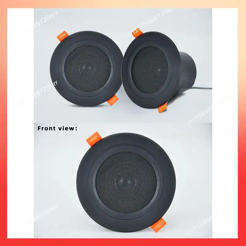 ABNR 3'' Ceiling Home Speaker Speaker Forkitchen Bathroom 10W Moisture-Proof Full Range Music Speaker Full Range Music Speaker W