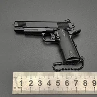 Metal Gun Model 1:3 Untitled Kimber 1911 Model Keychain Pendant 2